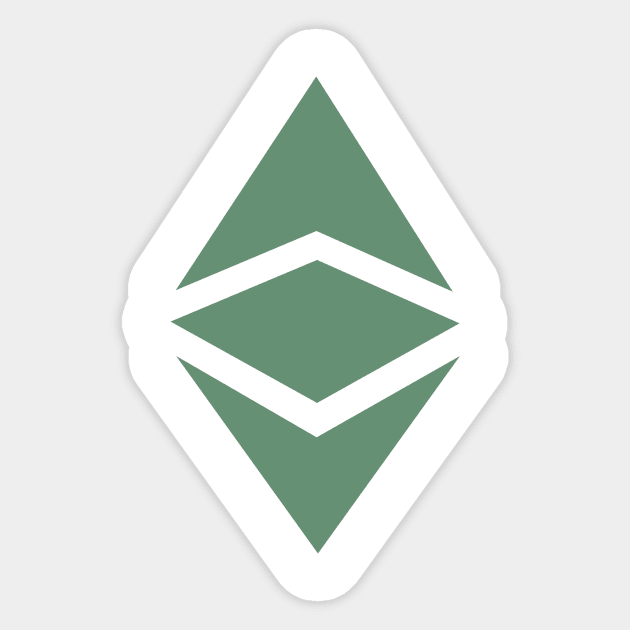 Ethereum Classic Logo Sticker by NATEnTATE